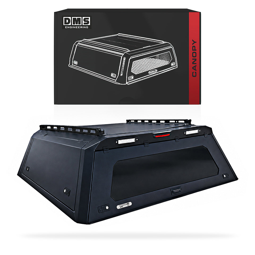 Mitsubishi Triton MN (2009 - 2014) Black Aluminum Canopy