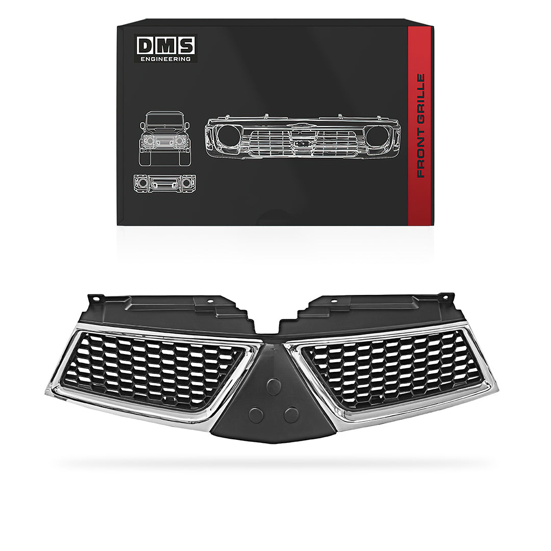 Mitsubishi Triton MN (2009 - 2014) Black Chrome Front Upper Grille