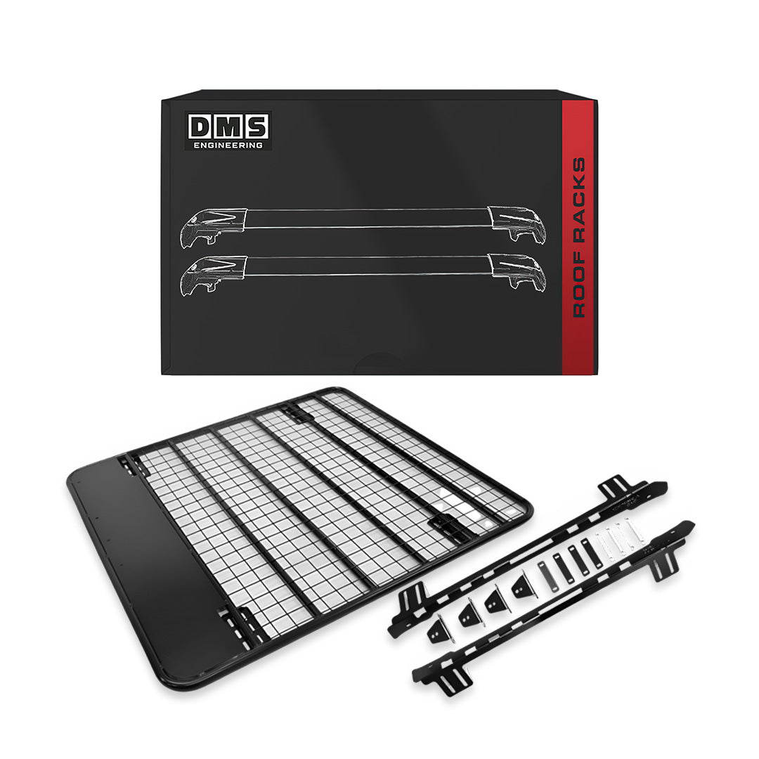 Mitsubishi Triton MR / MQ (2015 - 2024) Black Flat Steel Roof Rack