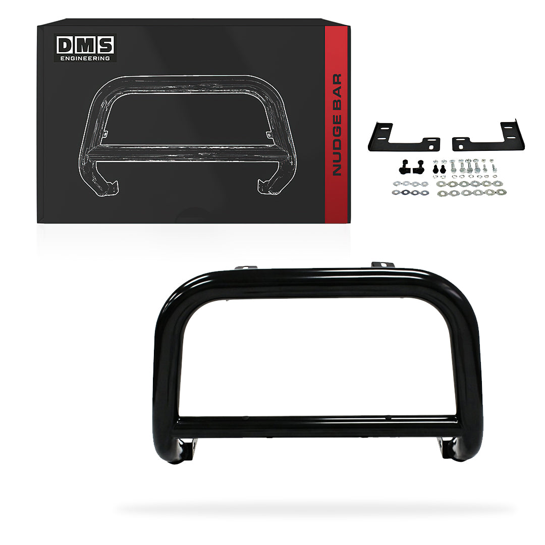 Mitsubishi Triton MR (2019 - 2023) Black Stainless Steel Nudge Bar
