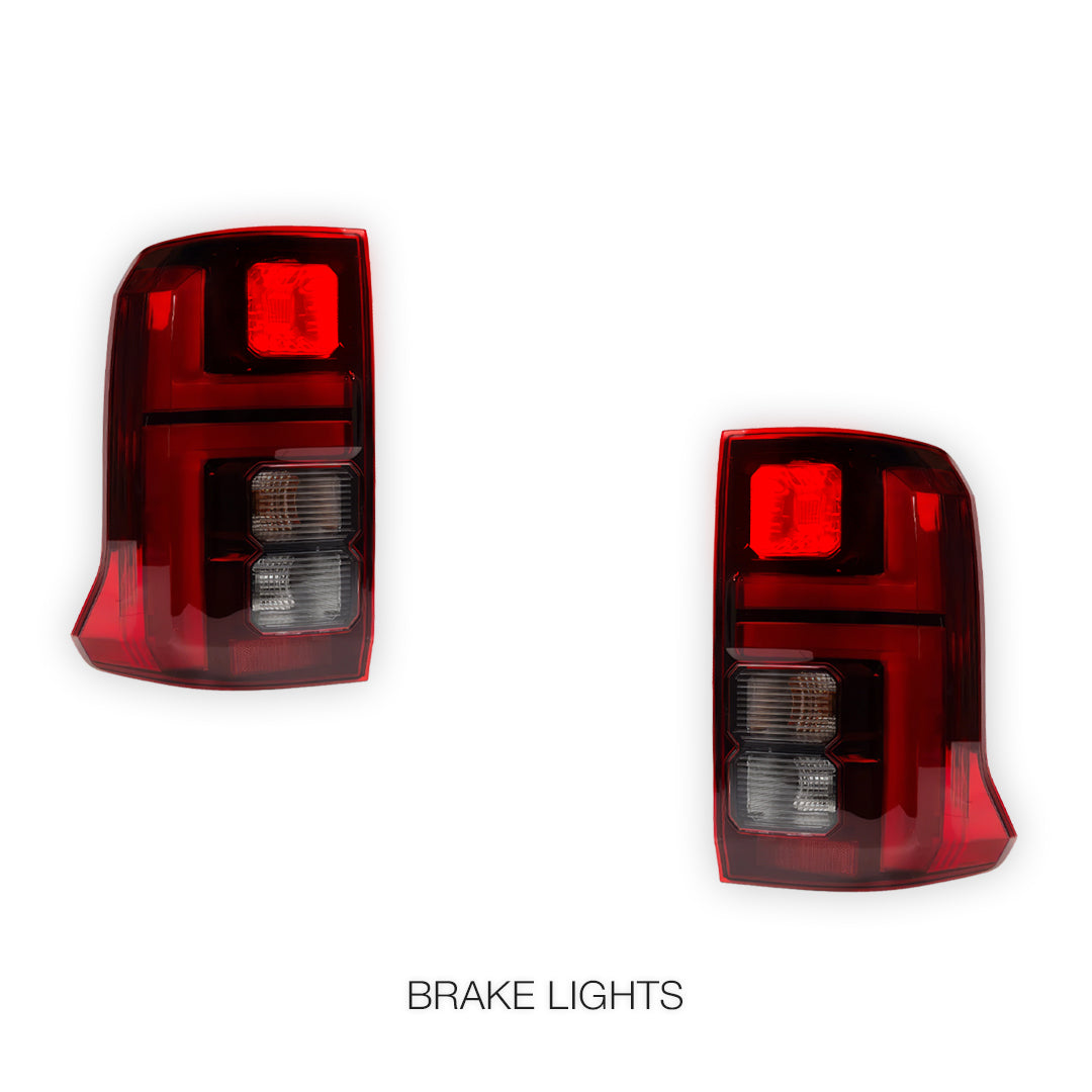 Mitsubishi Triton MV (2023 - 2026) Smoked Red Update LED Tail Lights LH + RH