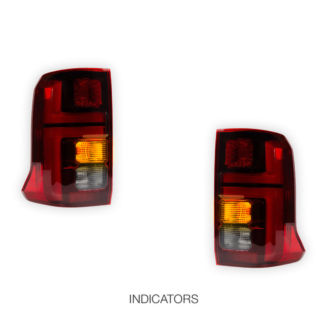 Mitsubishi Triton MV (2023 - 2026) Smoked Red Update LED Tail Lights LH + RH