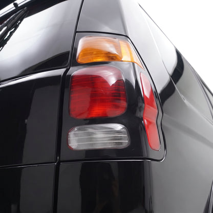 Mitsubishi Challenger PA (2000 - 2005) Amber Halogen OEM Style Tail Lights LH + RH installed close-up