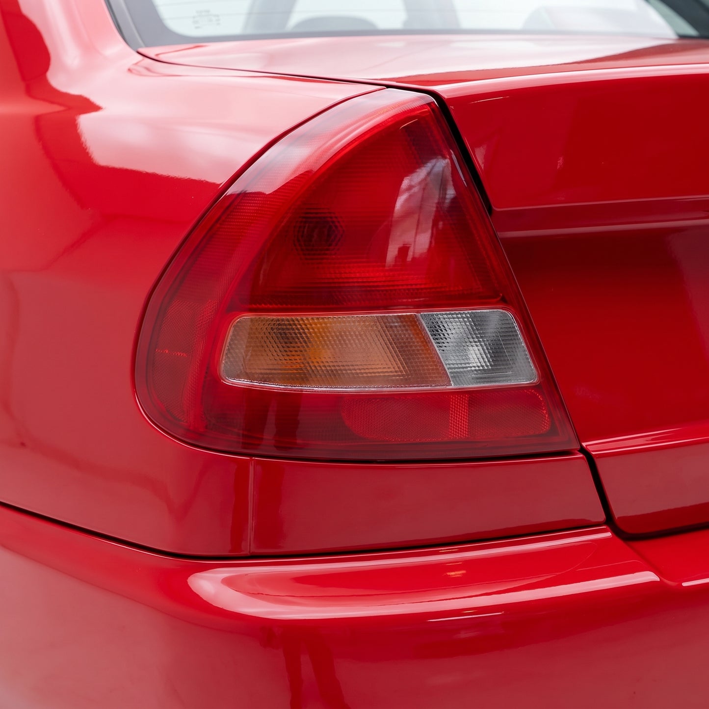 Mitsubishi Lancer CE (1996 - 1998) Red / Clear OEM Style Tail Lights LH + RH