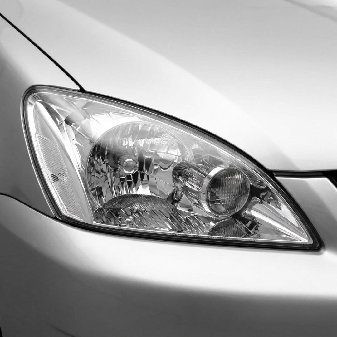 Mitsubishi Lancer CG (2002 - 2003) Clear / Chrome OEM Style Headlights LH + RH