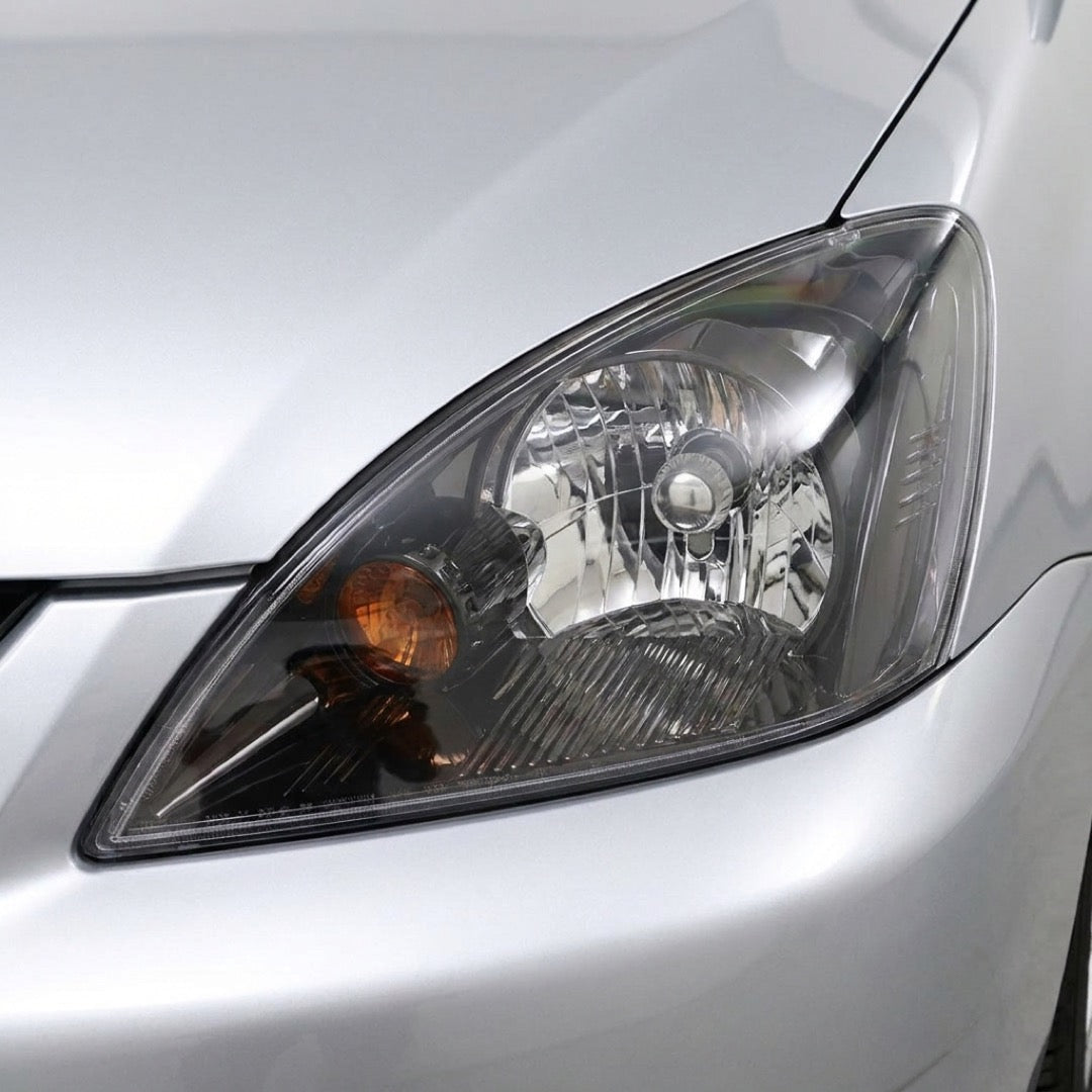 Mitsubishi Lancer CH (2004 - 2006) Chrome / Black OEM Style Headlights LH + RH