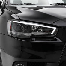 Mitsubishi Lancer Evo 10 (2007 - 2017) Xenon / HID Model LED DRL Projector Headlights LH + RH