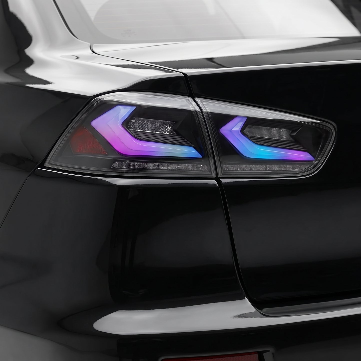 Mitsubishi Lancer Evo X / CJ / CF (2008 - 2018) Smoked 3D RGB Sequential Tail Lights LH + RH