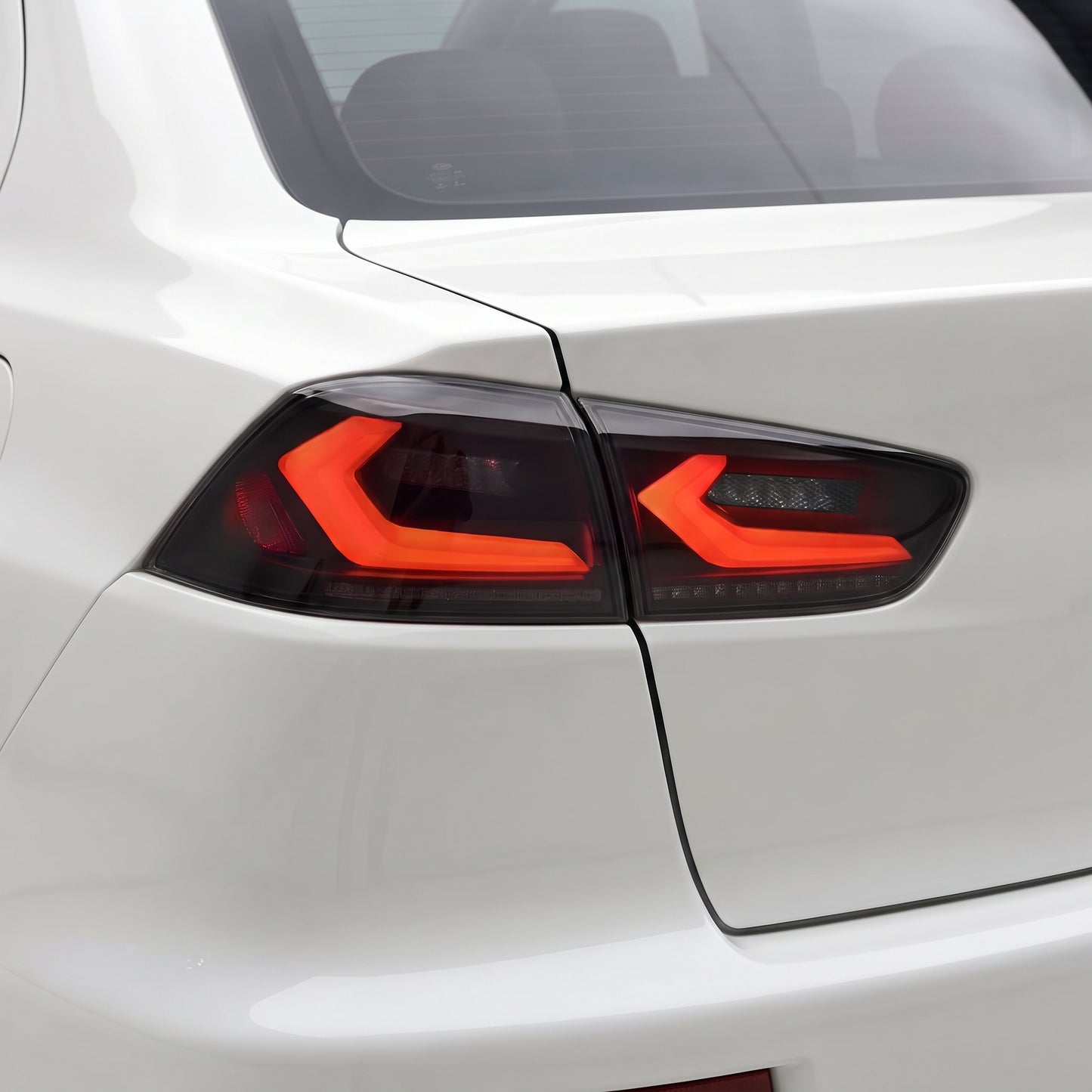Mitsubishi Lancer Evo X / CJ / CF (2008 - 2018) Smoked 3D Sequential Tail Lights LH + RH