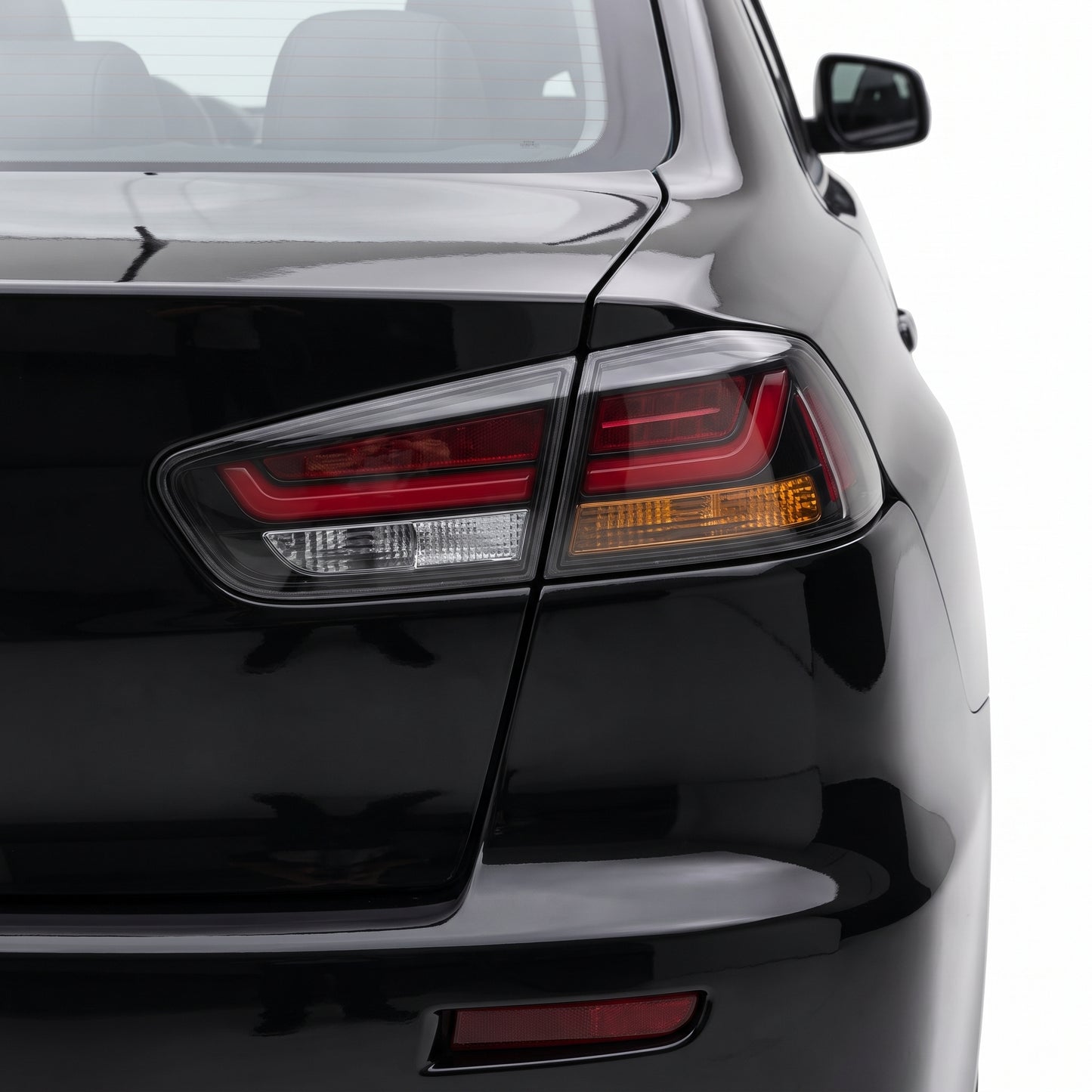 Mitsubishi Lancer Evo X / CJ / CF (2008 - 2018) Smoked Halo Sequential Tail Lights LH + RH