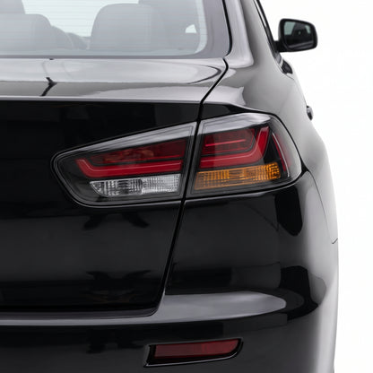 Mitsubishi Lancer Evo X / CJ / CF (2008 - 2018) Smoked Halo Sequential Tail Lights LH + RH