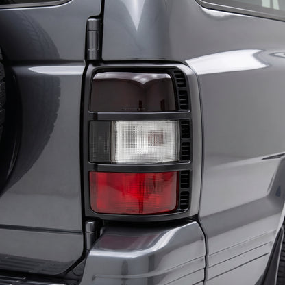 Mitsubishi Pajero NH / NJ / NK (1991 - 1997) Clear and Tinted Red Halogen Tail Lights LH + RH installed