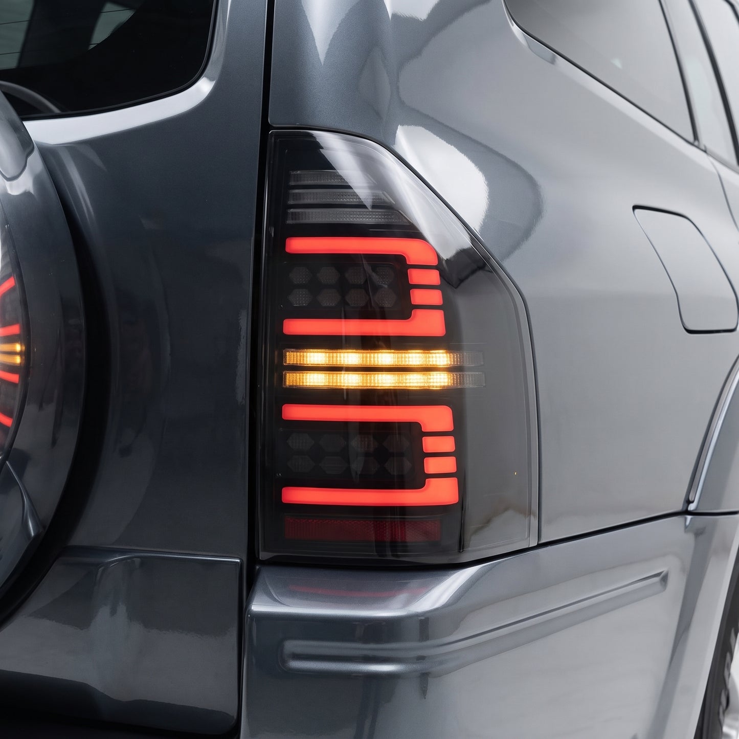 Mitsubishi Pajero NM / NP (2000 - 2006) Smoked Sequential Full LED Tail Lights LH + RH
