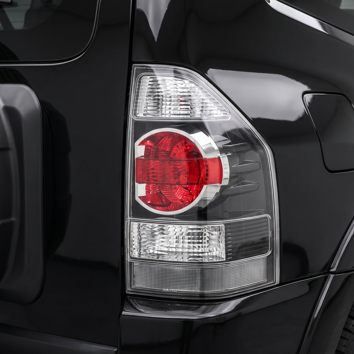 Mitsubishi Pajero NS / NT 2-Door (2006 - 2011) Clear / Black OEM Style Tail Lights LH + RH