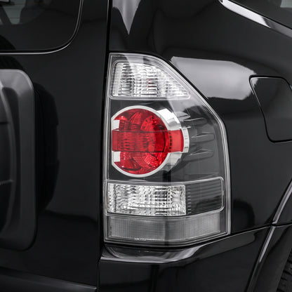 Mitsubishi Pajero NS / NT 2-Door (2006 - 2011) Clear / Black OEM Style Tail Lights LH + RH