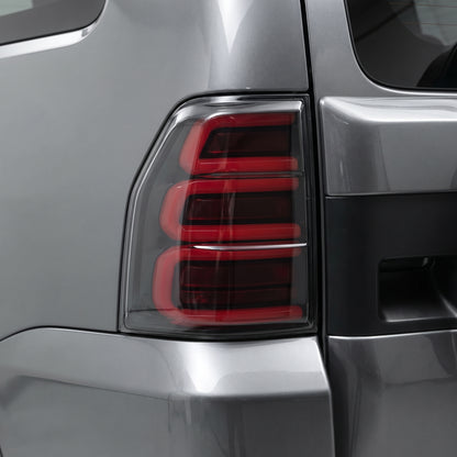 Mitsubishi Pajero NS / NT / NW / NX (2007 - 2021) Smoked Black Sequential Full 3D LED Stripe Bar Tail Lights LH + RH