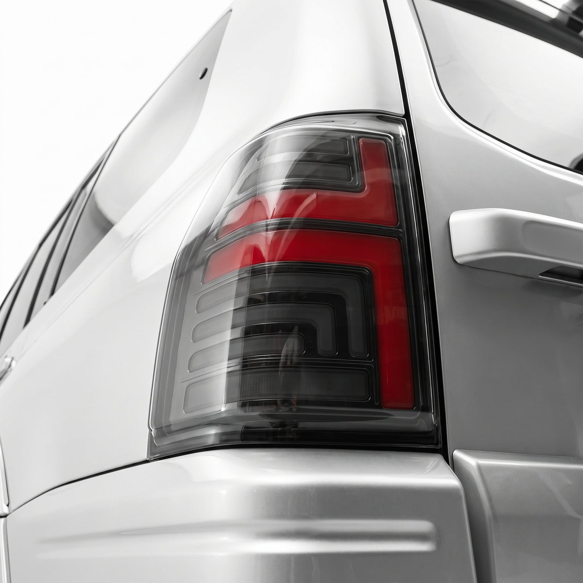 Mitsubishi Pajero NS / NT / NW (2006 - 2021) LED Tail Lights LH + RH installed close-up