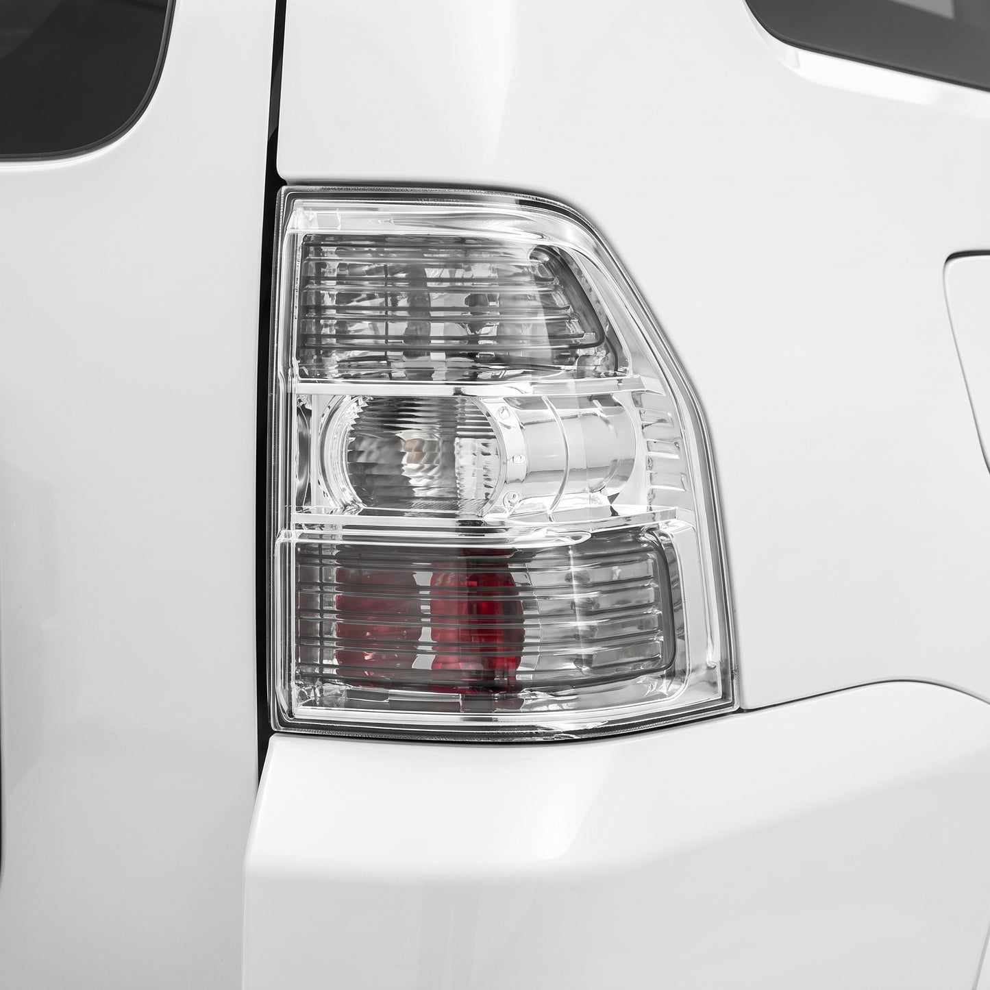 Mitsubishi Pajero NX (2014 - 2021) Clear / Chrome OEM Style Tail Lights LH + RH