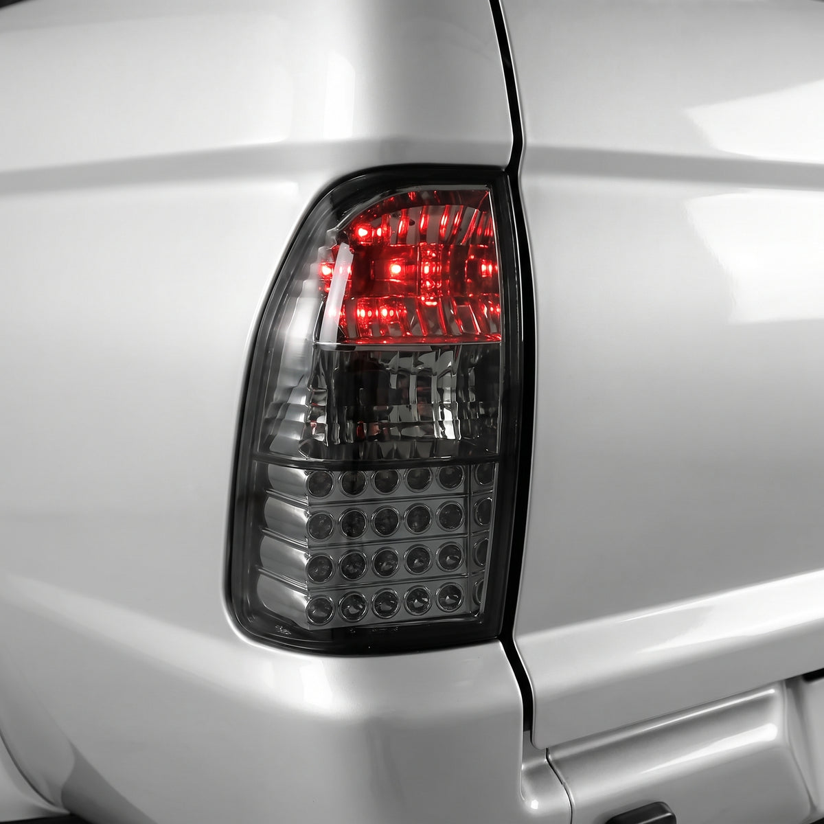 Mitsubishi Triton MK (1996 - 2005) Smoked Tail Lights LH + RH installed