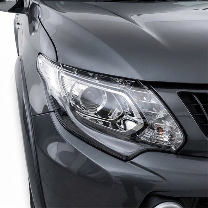 Mitsubishi Triton MQ (2015 - 2018) Black OEM Style Headlights LH + RH