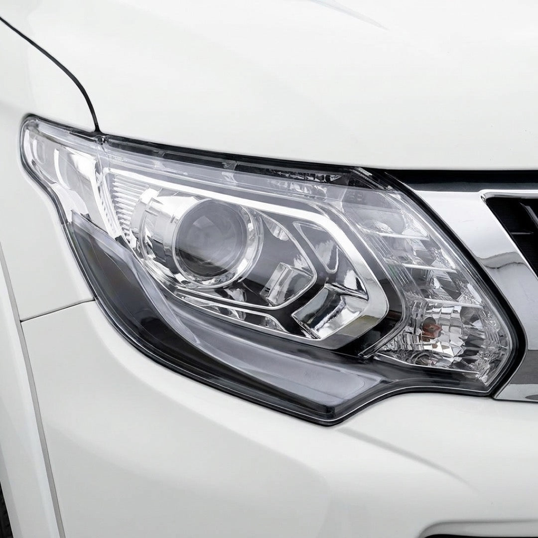 Mitsubishi Triton MQ (2015 - 2018) Clear / Black  Xenon OEM Style Headlights LH + RH