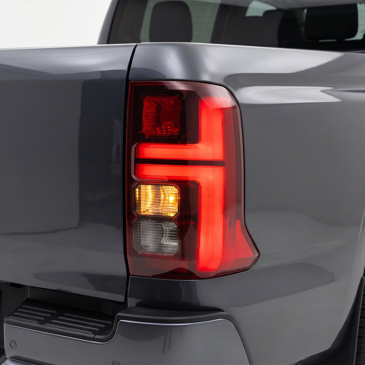 Mitsubishi Triton MV (2023 - 2026) Smoked Red Update LED Tail Lights LH + RH installed