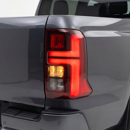 Mitsubishi Triton MV (2023 - 2026) Smoked Red Update LED Tail Lights LH + RH installed