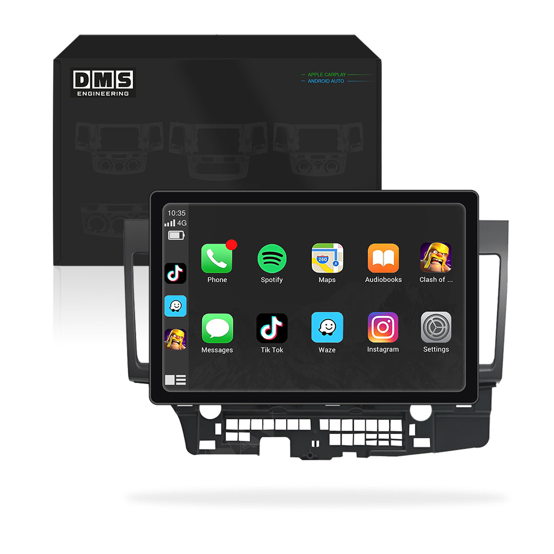 Mitsubishi Lancer Evo 10 CY / CJ / CF (2007 - 2017) 10.1" 13.3" Wireless Android 16 Head Unit for Apple CarPlay / Android Auto