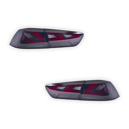 Mitsubishi Lancer Evo X / CJ / CF (2008 - 2018) Sequential Smoked LED Tail Lights LH + RH