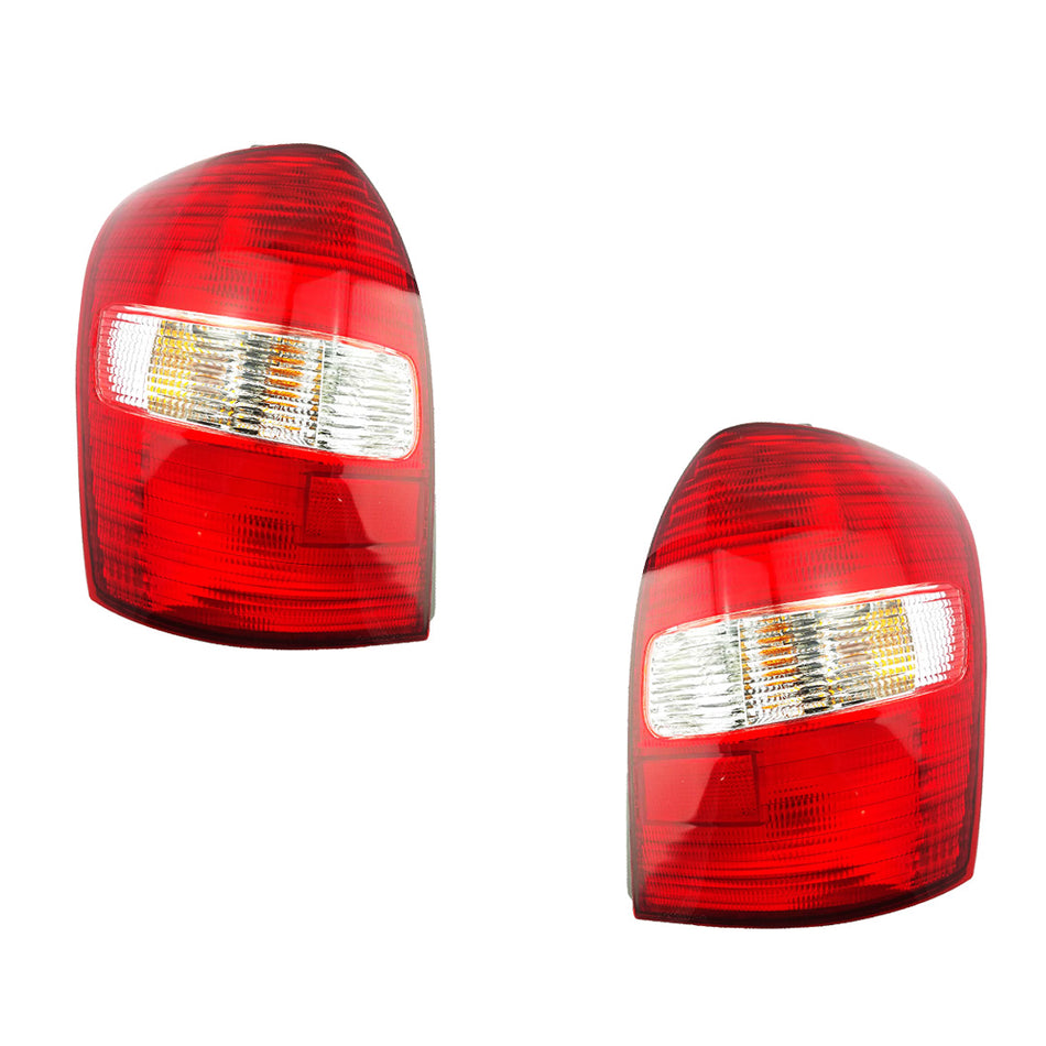Mazda 323 BJ (1998 - 2002) Halogen OEM Style Tail Lights LH + RH
