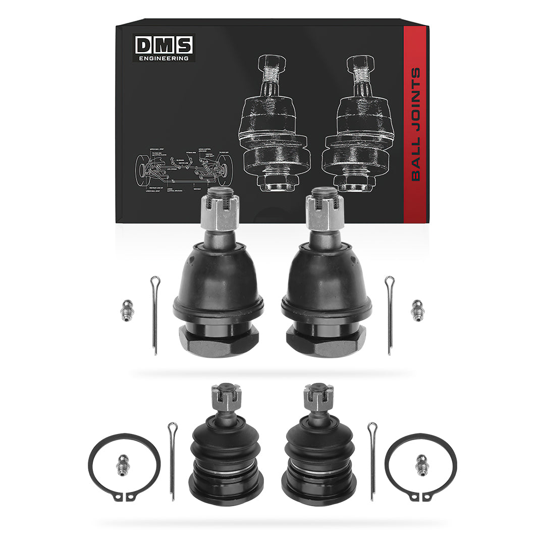Nissan Navara D22 4WD (1997 - 2016) Front Upper and Lower Ball Joints LH + RH