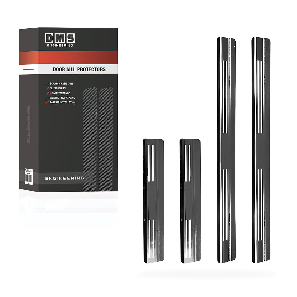 Nissan Navara D23 NP300 (2015 - 2025) Door Sill Anti-Scratch Scuff Protectors Complete Set