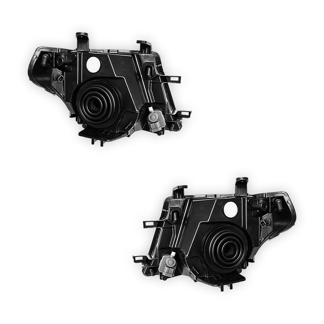 Nissan Navara D40 (2005 - 2015) Clear / Amber OEM Style Headlights LH + RH
