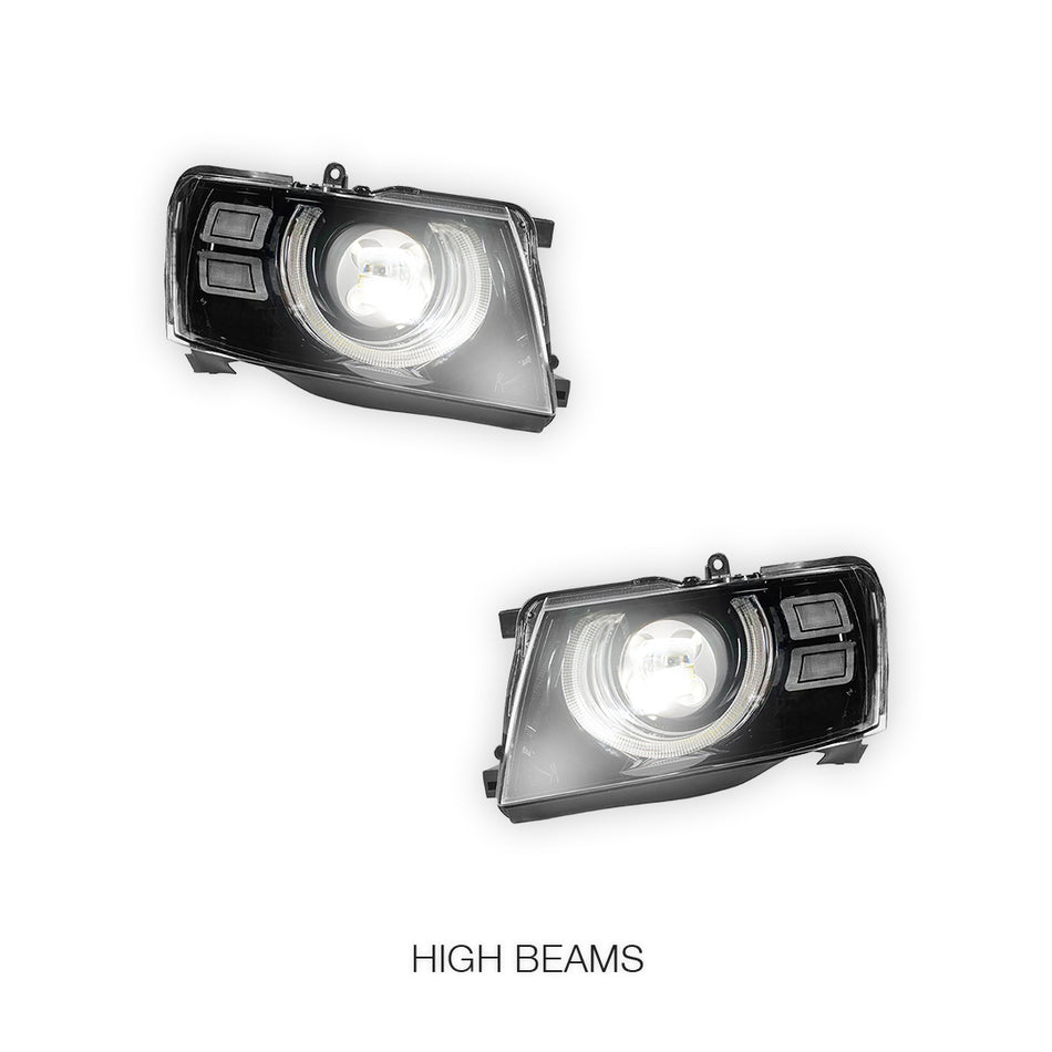 Nissan Patrol GU / Y61 (2005 - 2016) Full LED Headlights LH + RH