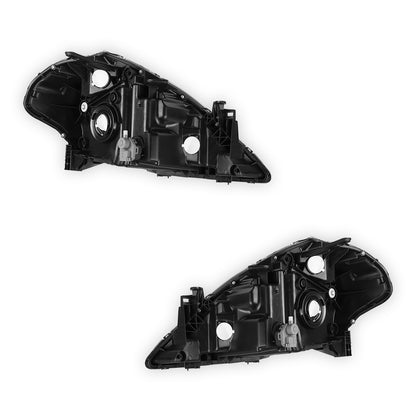 Nissan Tiida C11 (2009 - 2012) Chrome Halogen OEM Style Headlights LH + RH
