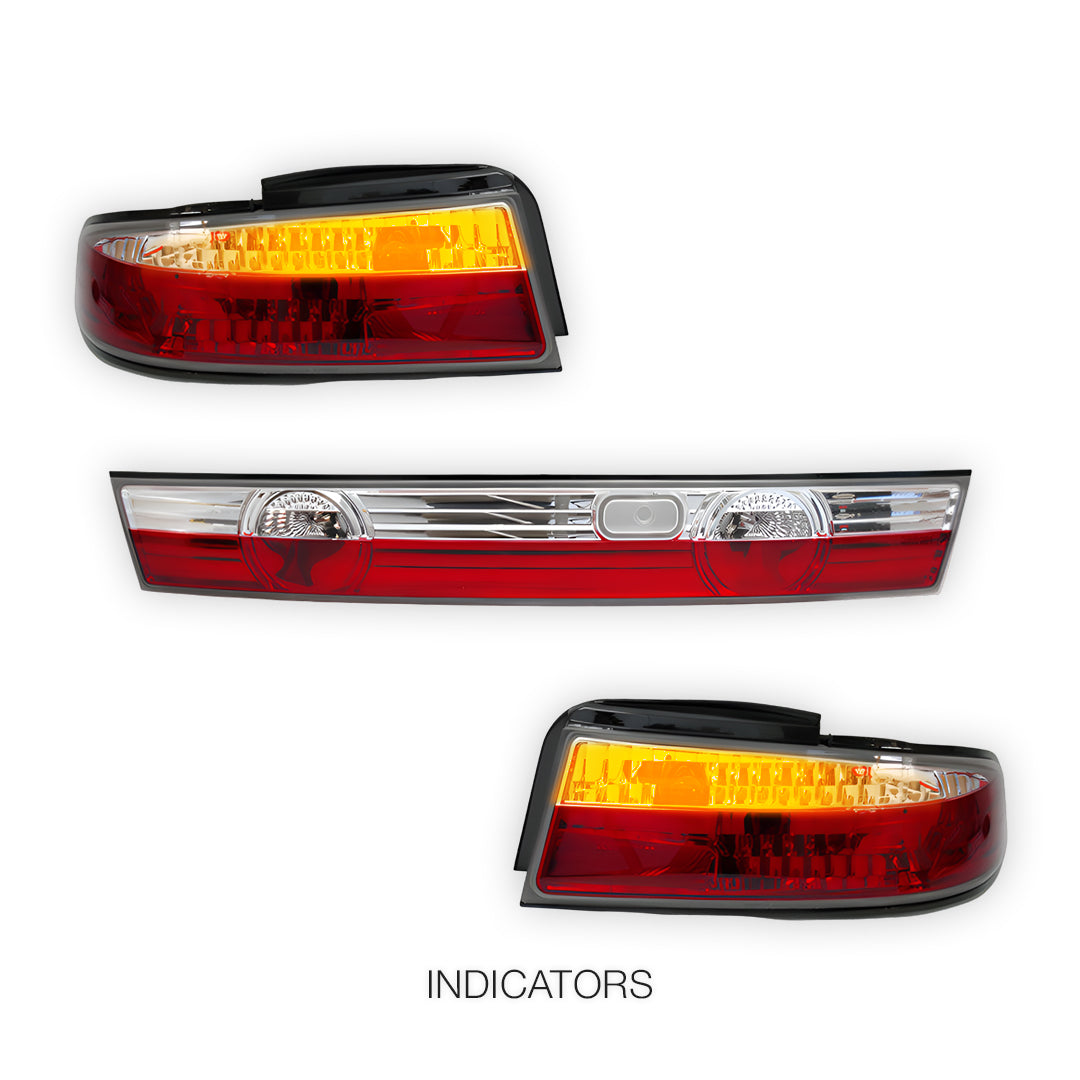 Nissan 200SX S14 (1993 - 1998) Center Garnish & Tail Lights LH + RH