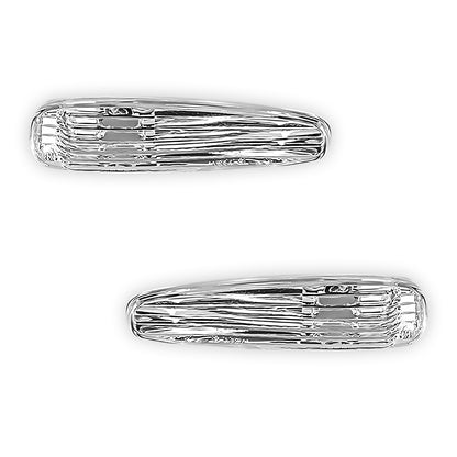 Nissan 200SX S14 (1994 - 2000) Crystal Bumper Bar Side Turn Signal Indicator Lights RH + LH