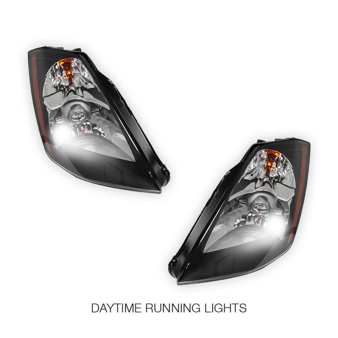 Nissan 350Z Z33 Series 1 (2003 - 2005) Black JDM Projector Headlights LH + RH