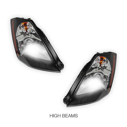 Nissan 350Z Z33 Series 1 (2003 - 2005) Black JDM Projector Headlights LH + RH