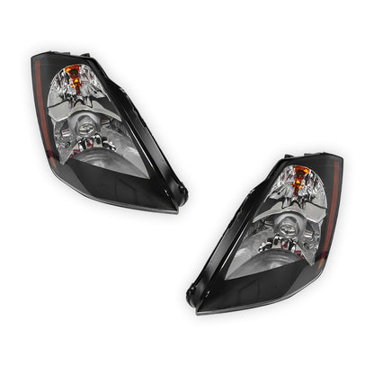 Nissan 350Z Z33 Series 1 (2003 - 2005) Black JDM Projector Headlights LH + RH