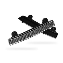 Nissan Fairlady Z Z33 (2003 - 2005) Black / Crystal Clear Bumper Bar Side Reflector Marker Lights LH + RH