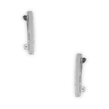 Nissan Fairlady Z Z33 (2003 - 2005) Black / Crystal Clear Bumper Bar Side Reflector Marker Lights LH + RH