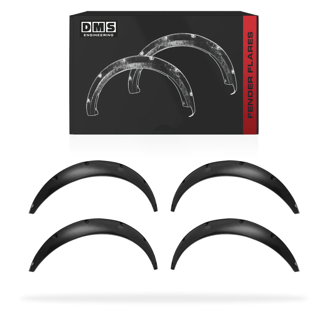 Nissan Navara D22 / D23 / D40 (1997 - 2025) 4.5" Carbon Fiber Finish Guard Flares