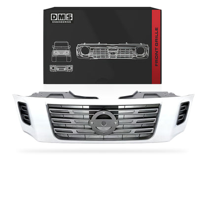 Nissan Navara D23 NP300 (2015 - 2017) Grey / Silver Grille