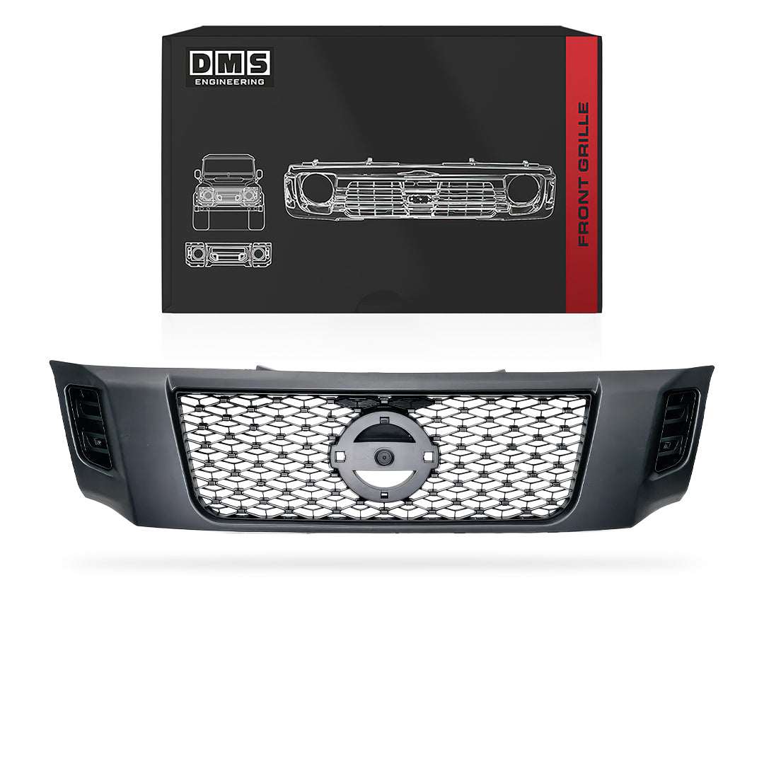 Nissan Navara D23 NP300 (2015 - 2020) Matt Black OE Style Front Bumper Bar Grille