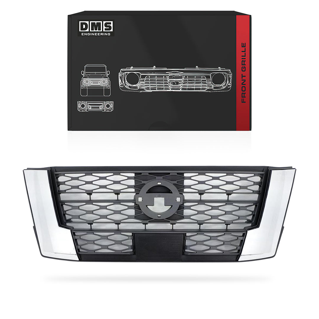 Nissan Navara D23 NP300 (2020 - 2025) Genuine Chrome / Grey Grille