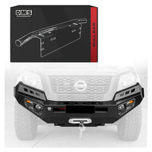 DMS Nissan Navara D23 NP300 (2020 - 2025) No Hoop Steel Bull Bar + LED Lights ADR Compliant