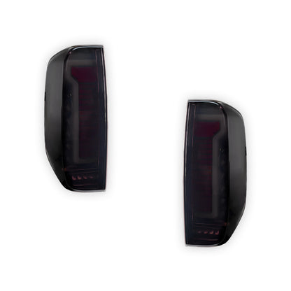 Nissan Navara D40 (2005 - 2014) Sequential Smoked 3D Stripe Bar Full LED Tail Lights LH + RH