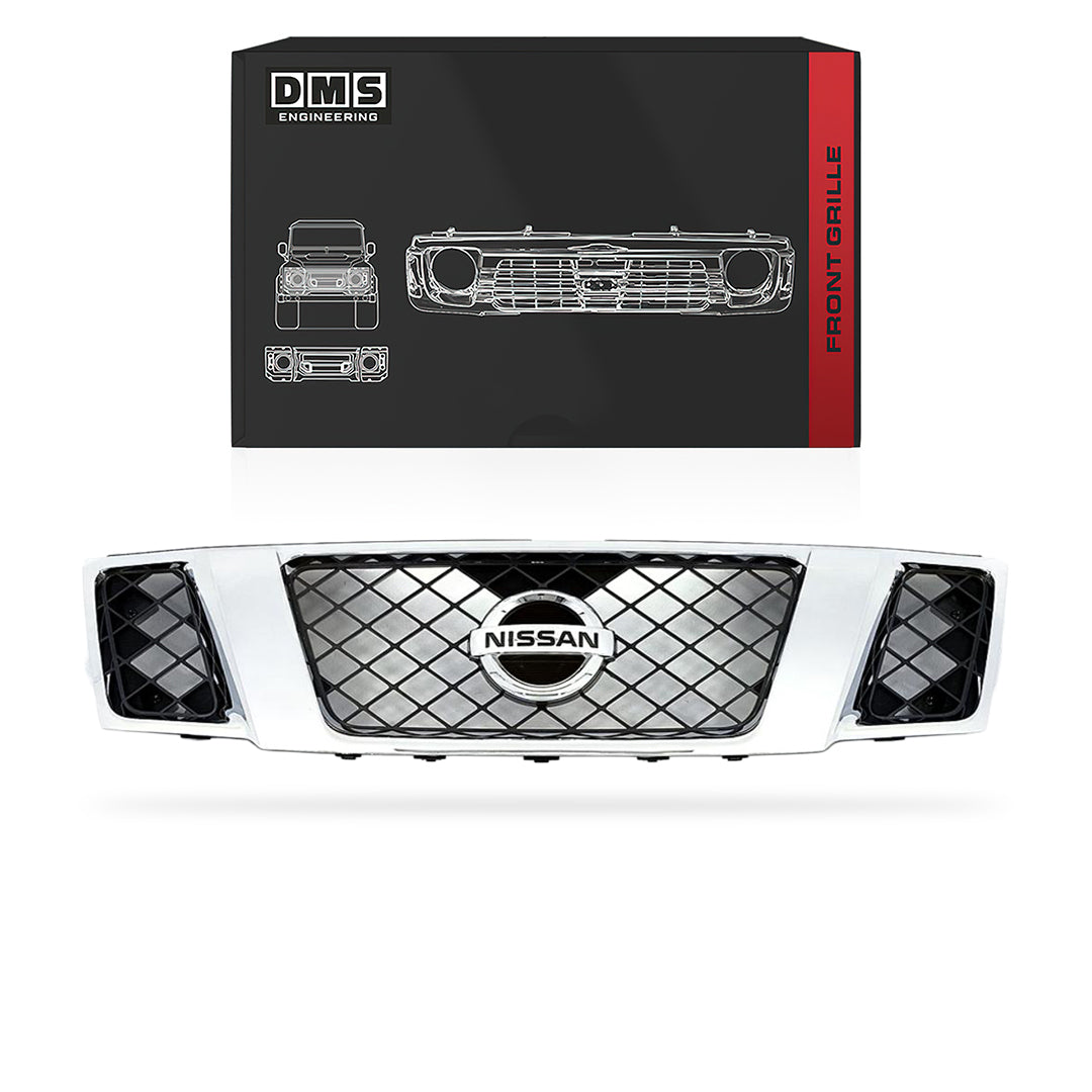 Nissan Navara D40 (2010 - 2015) Chrome Grille