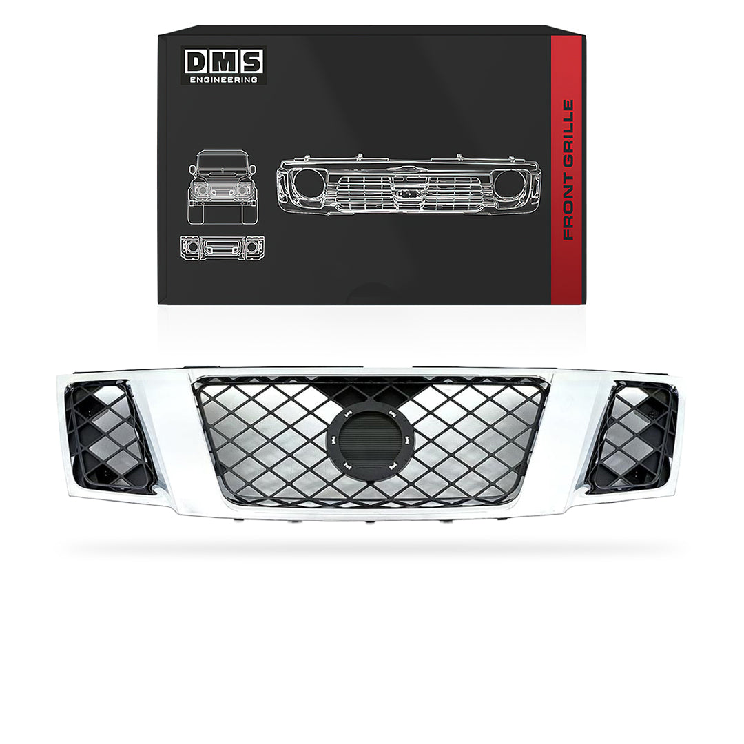 Nissan Navara D40 (2010 - 2015) Chrome Grille